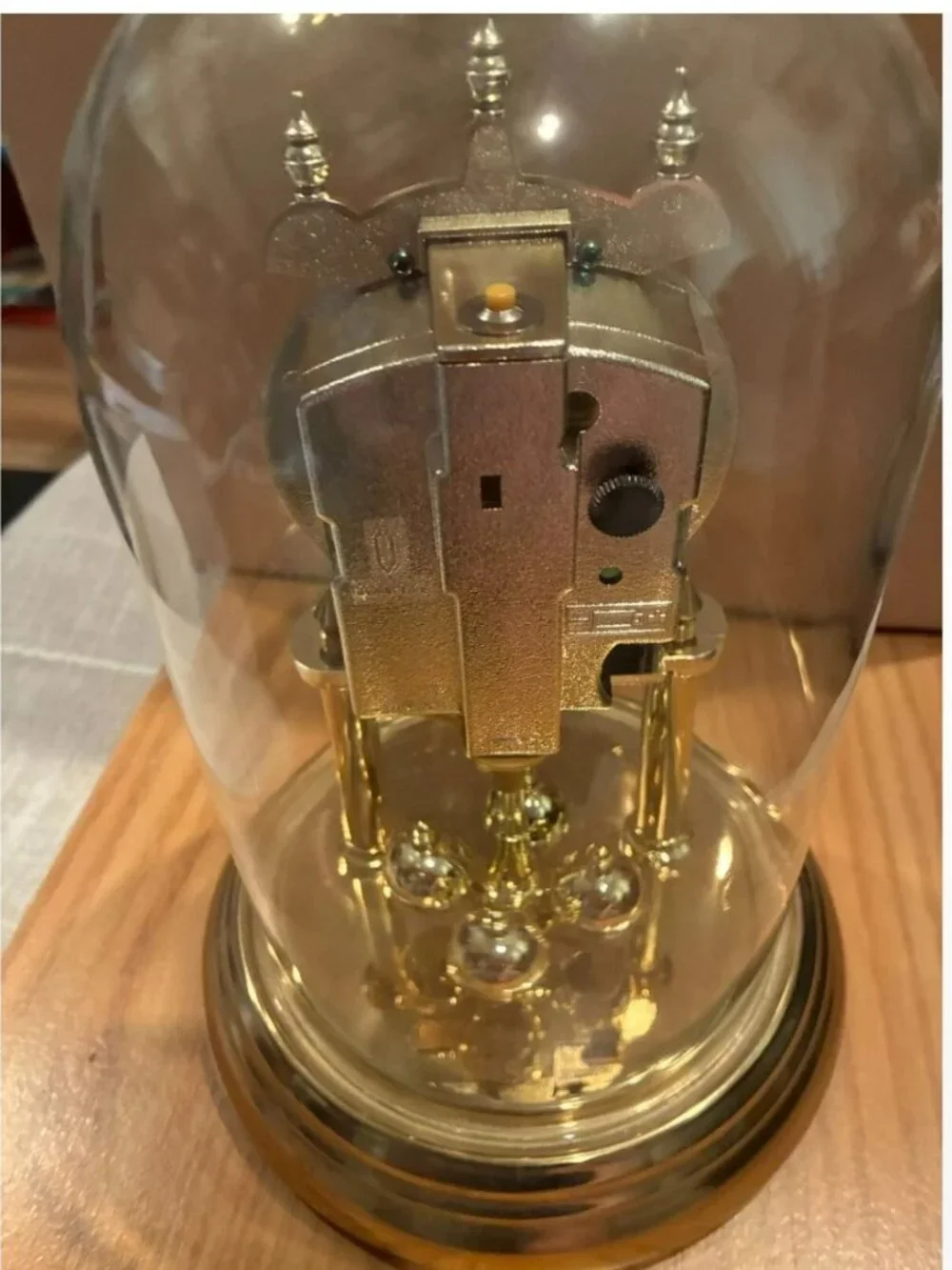 Vintage Anniversary Clock Untested 1980s? Retro As Is no battery cover